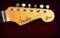 Die Fender Stratocaster first run Squier Logo Serie