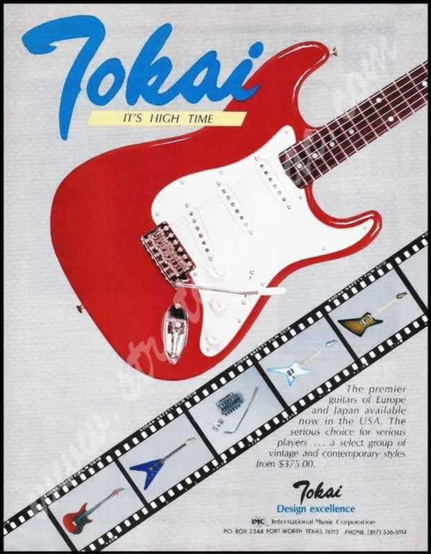 Tokai USA Werbung 1983